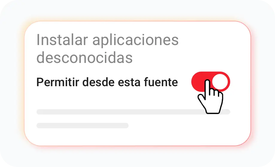 Instalar aplicación